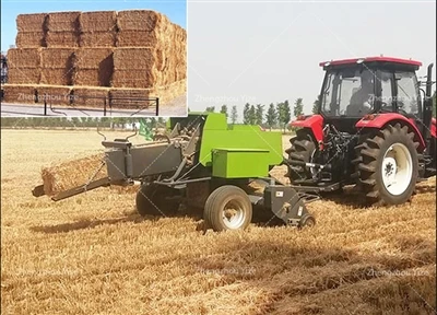 Visoko učinkovita, zanesljiva in inteligentna balirka za kvadratne bale Tract...